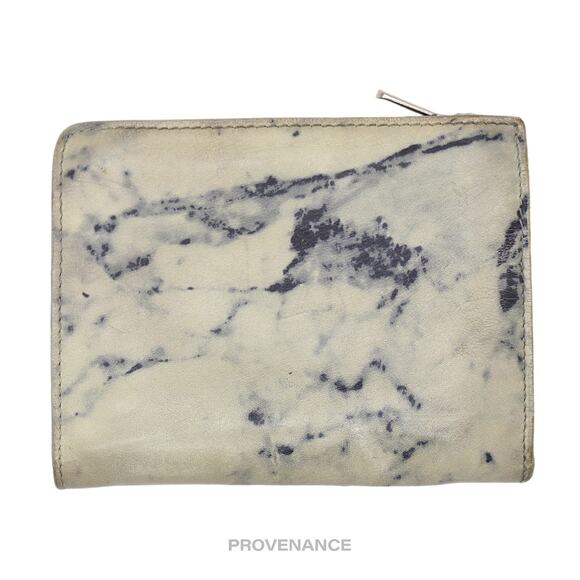 🔴 Balenciaga Marble Zip Wallet - Black/Off-White - Picture 2 of 9